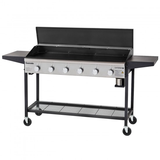 Gasmate Caterer 6 Burner Flat Top BBQ