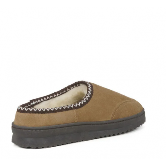 EMU Australia - Unisex Platinum Outback Scuff Slippers - Chestnut - Size 10