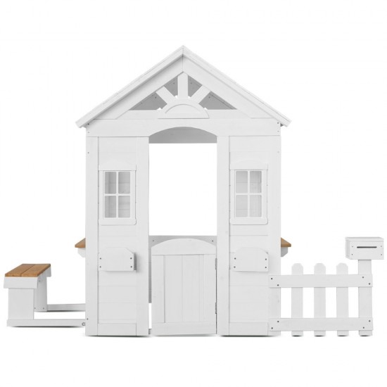 Lifespan Kids Teddy Cubby House in White (V2)