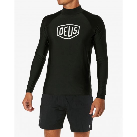 Deus Ex Machina Baylands Shield Rash - Black