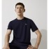 Lacoste Sport Breathable Pique T Shirt - Navy Blue