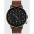 Rip Curl Detroit Analogue Leather Tide Watch - Gunmetal