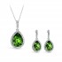 Pica LéLa - Royal Peridot Necklace & Earrings Set