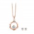 Pica LéLa - Shine Your Light Necklace & CZ Stud Earrings