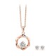 Pica LéLa - Shine Your Light Necklace & CZ Stud Earrings