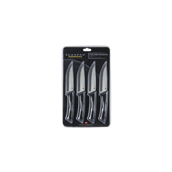 Scanpan Spectrum 4 Piece Jumbo Steak Knife Set