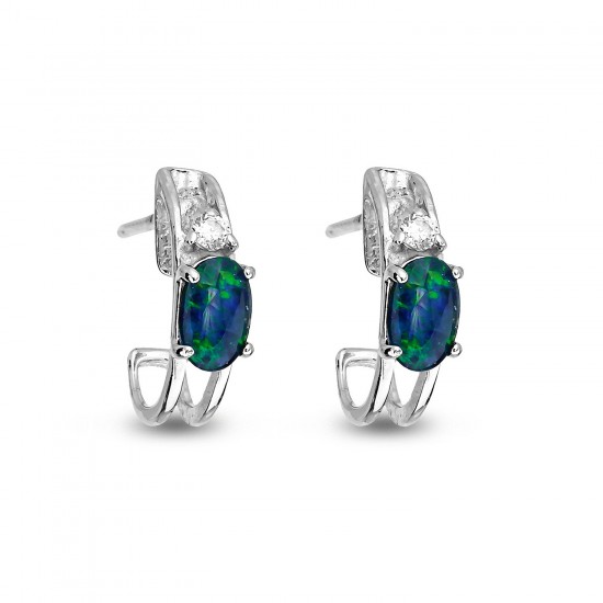 Wellington Jeweller - Harmony Triplet Opal Earrings